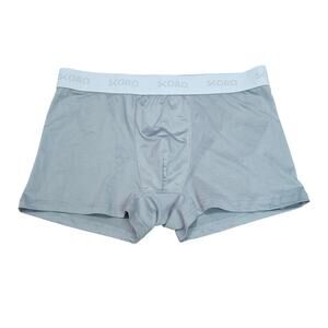 Skora Run Real 3" Inseam Performance Microfiber Boxer Brief Mens Xlarge Gray